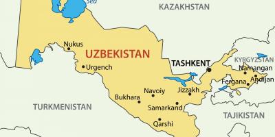 Grad Uzbekistana mapu